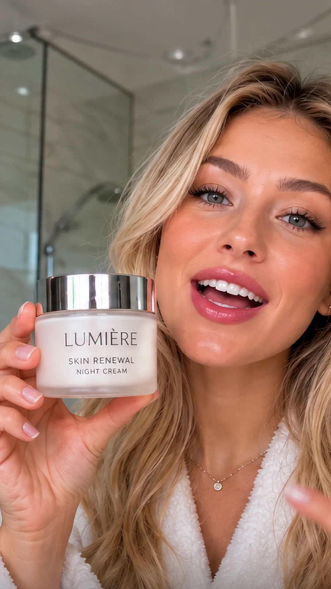 AI skincare video concept